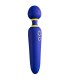 ROMP FLIP VIBRATING WAND SILENT 10 MODES BLUE