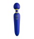 ROMP FLIP VIBRATING WAND SILENT 10 MODES BLUE
