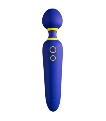 ROMP FLIP VIBRATING WAND SILENT 10 MODES BLUE
