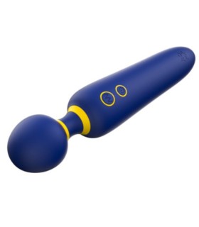 ROMP FLIP VIBRATING WAND SILENT 10 MODES BLUE