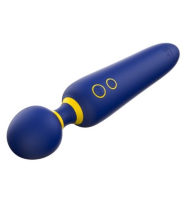 ROMP FLIP VIBRATING WAND SILENT 10 MODES BLUE