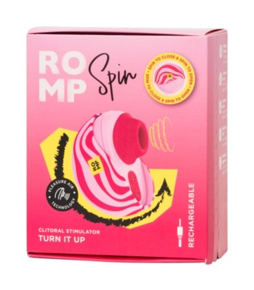ROMP SPIN CLITORAL SUCTION ANTITUDE WITH ROTATING OPENING AND CLOSING