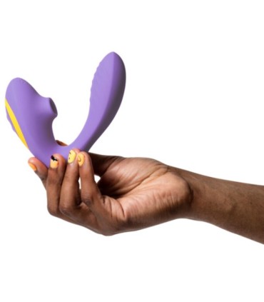 ROMP REVERB G SPOT STIMULATOR AND CLITORAL SUCTION DEVICE PURPLE