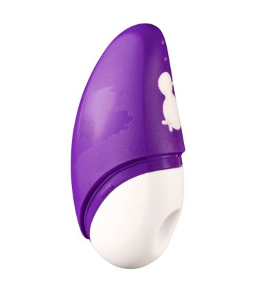 ROMP FREE CLITORAL STIMULATOR WITH LID 10 LEVELS RECHARGEABLE PURPLE