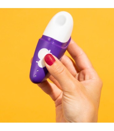 ROMP FREE CLITORAL STIMULATOR WITH LID 10 LEVELS RECHARGEABLE PURPLE