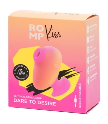 ROMP KISS CLITORAL SUCTION RECHARGEABLE FINGER VIBRATOR