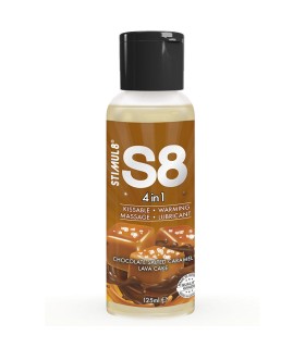 STIMUL8 S8 4 EN 1 LUBRICANTE POSTRE CHOCOLATE Y CARAMELO SALADO 125 ML