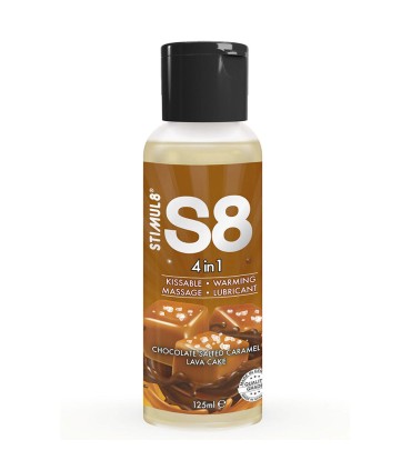 STIMUL8 S8 4 EN 1 LUBRICANTE POSTRE CHOCOLATE Y CARAMELO SALADO 125 ML