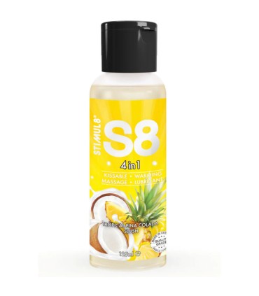 STIMUL8 S8 4 EN 1 LUBRICANTE POSTRE PINA COLADA 125 ML