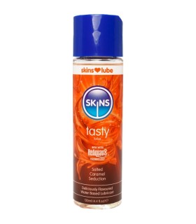 SKINS TASTY LUBRICANTE BASE DE AGUA CARAMELO SALADO 130 ML
