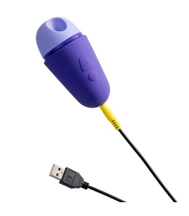 ROMP FREE X CLITORAL STIMULATOR WITH LID 10 LEVELS RECHARGEABLE PURPLE
