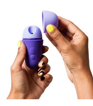 ROMP FREE X CLITORAL STIMULATOR WITH LID 10 LEVELS RECHARGEABLE PURPLE