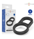 INTENSE CONLETH ADJUSTABLE DOUBLE PENIS RING MODEL 3