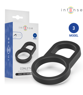INTENSE CONLETH ADJUSTABLE DOUBLE PENIS RING MODEL 3