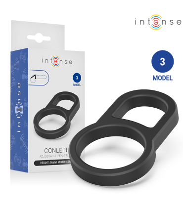 INTENSE CONLETH ADJUSTABLE DOUBLE PENIS RING MODEL 3