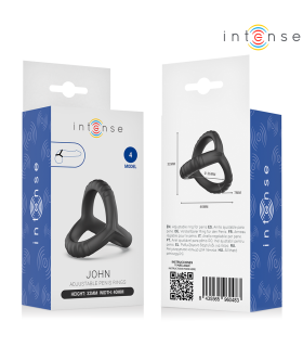 INTENSE JOHN ADJUSTABLE TRIPLE PENIS RING MODEL 4