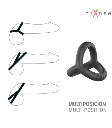 INTENSE JOHN ADJUSTABLE TRIPLE PENIS RING MODEL 4