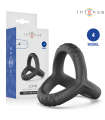 INTENSE - JOHN ADJUSTABLE TRIPLE PENIS RING MODEL 4