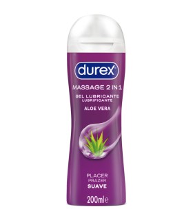 DUREX GEL LUBRICANTE DE MASAJE SUAVE ALOE VERA 200 ML