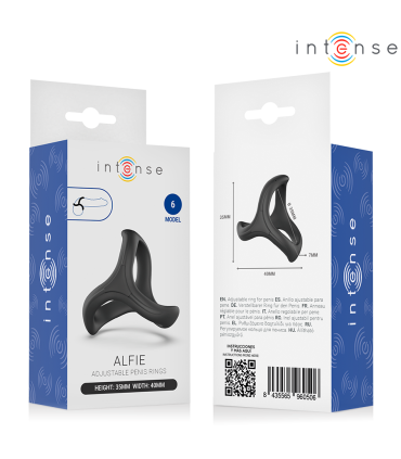 INTENSE ALFIE ADJUSTABLE TRIPLE PENIS RING MODEL 6