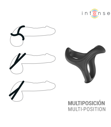 INTENSE ALFIE ADJUSTABLE TRIPLE PENIS RING MODEL 6