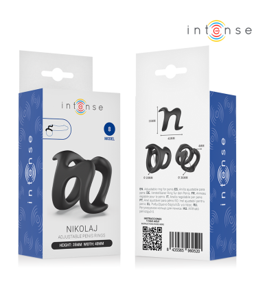 INTENSE NIKOLAJ ADJUSTABLE PENIS RING MODEL 8