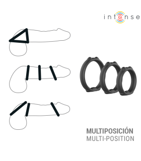 INTENSE PETER SET OF 3 PENIS RINGS MODEL 9