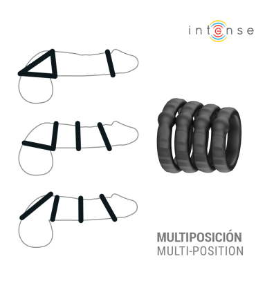 INTENSE MICHIEL SET OF 4 PENIS RINGS MODEL 10
