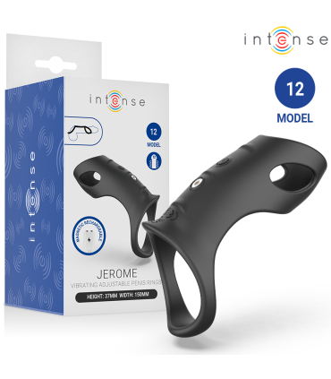 INTENSE JEROME ADJUSTABLE VIBRATING PENIS RING MODEL 12