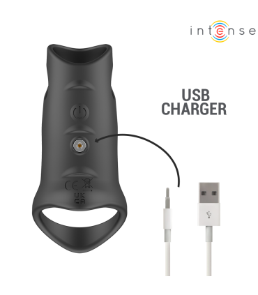 INTENSE JEROME ADJUSTABLE VIBRATING PENIS RING MODEL 12