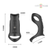 INTENSE JEROME ADJUSTABLE VIBRATING PENIS RING MODEL 12