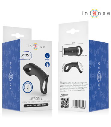 INTENSE JEROME ADJUSTABLE VIBRATING PENIS RING MODEL 12