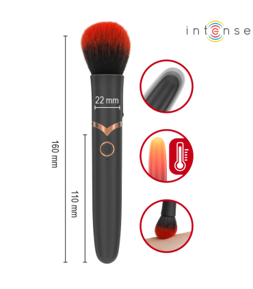 INTENSE EMILIA HEATED VIBRATING BRUSH 16 CM