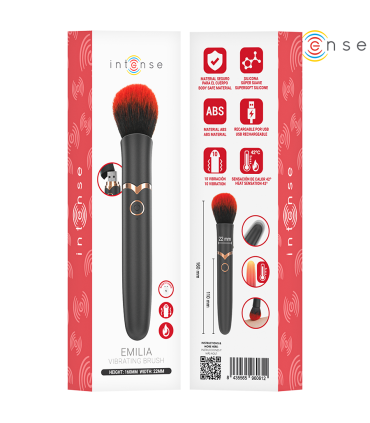 INTENSE EMILIA HEATED VIBRATING BRUSH 16 CM