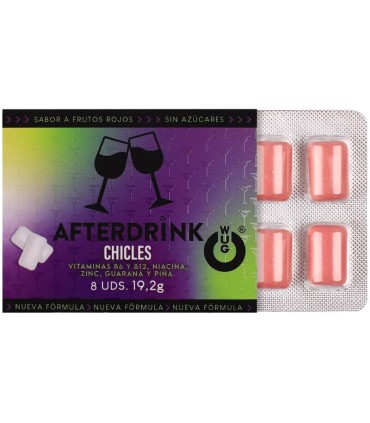 WUG GUM AFTER DRINK HANGOVER 8 UNITS