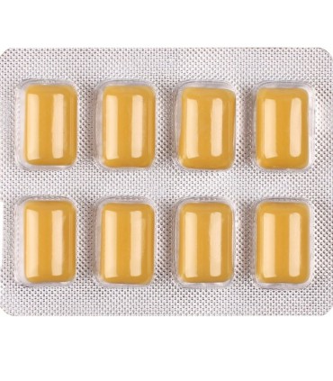 WUG ON FUNCTIONAL CAFFEINE GUARANA GUM MINT VANILLA FLAVOUR BLISTER 8 PCS