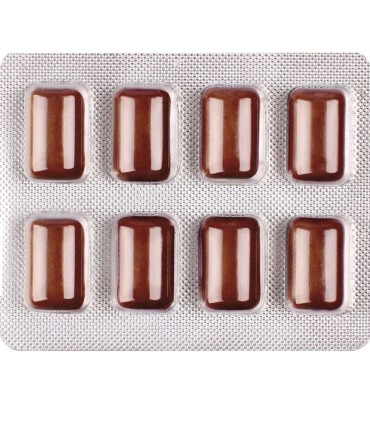 WUG POWER UP FUNCTIONAL CAFFEINE MATE COFFEE FLAVOUR GUM BLISTER 8 PCS