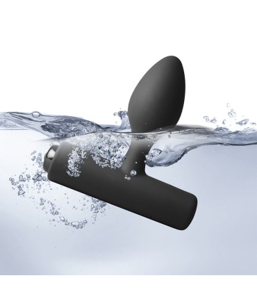 ROCKS OFF NOVA SOLARIS RECHARGEABLE SLIM POWERFUL ANAL PLUG 16 FUNCTION BLACK