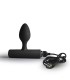 ROCKS OFF NOVA SOLARIS RECHARGEABLE SLIM POWERFUL ANAL PLUG 16 FUNCTION BLACK