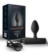 ROCKS OFF NOVA SOLARIS RECHARGEABLE SLIM POWERFUL ANAL PLUG 16 FUNCTION BLACK