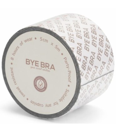 BYE BRA BODY TAPE DOUBLE SIDED DOUBLE SIDED TAPE BEIGE ONE SIZE 5 X 500 CM