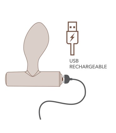 ROCKS OFF NOVA ORBITAL RECHARGEABLE PREMIUM POWERFUL ANAL PLUG 16 FUNCTION BLUE