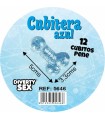 DIABLO PICANTE - 12 PENISES HARD SILICONE HANGING ICE BUCKET BLUE