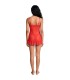 LIVCO CORSETTI FASHION NUIT SET T SHIRT RED PANTY 2028 S M
