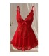 LIVCO CORSETTI FASHION NUIT SET T SHIRT RED PANTY 2028 S M