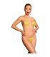 CHILIROSE CR 4898 YELLOW STRASS BIKINI ONE SIZE