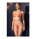 CHILIROSE CR 4898 ORANGE STRASS BIKINI ONE SIZE