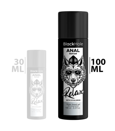 BLACK HOLE ANAL REPAIR BASE AGUA RELAX CON HYALURON 100 ML
