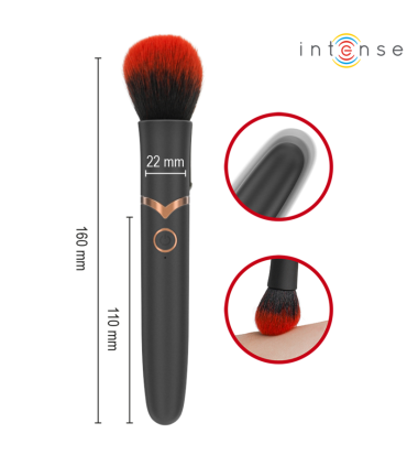 INTENSE EMILIA VIBRATING BRUSH 10 VIBRATIONS 16 CM