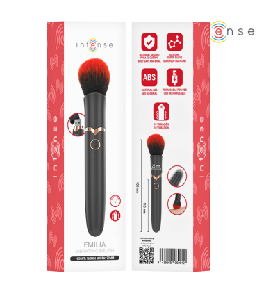 INTENSE EMILIA VIBRATING BRUSH 10 VIBRATIONS 16 CM